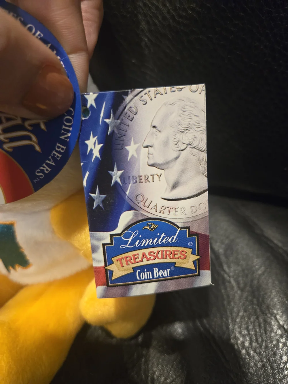 Limited Edition State Quarter Coin Bears – Collectible Plush- Like New - Picture 12 of 12